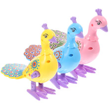 6Pièces Jouets Mécanique Paon Enfant, Jouets Éducatifs Et Attrayants