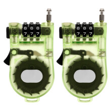 2Pièces Cadenas Câble Rétractable Multi-Usages Pour Ski Snowboard
