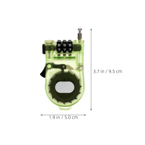 2Pièces Cadenas Câble Rétractable Multi-Usages Pour Ski Snowboard 1
