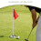 2Sets Duurzame Golf Putting Green Cup Met Flagstick 10