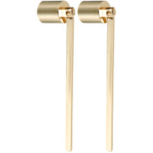 2 Pièces Coupe-Flamme Vintage Acier Inoxydable Long Manche