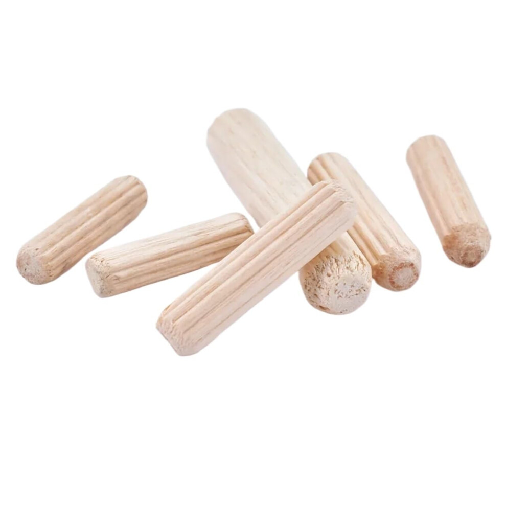 1000Pcs M5 Wooden Dowel Pins 20Mm Fluted Hardwood Dowels For Furniture Tight Fit Joinery 9169991733814