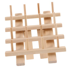 Wooden Thread Organizer and Sewing Spool Holder with Stable Wooden Base for Embroidery and Quilting