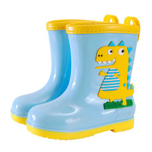 Boys Rain Boots Sky-Blue For Rainy Days Simple Design 2pairs