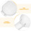 2Pcs Small Clear Plastic Ice Scoops for Home Freezer Stable Design 7