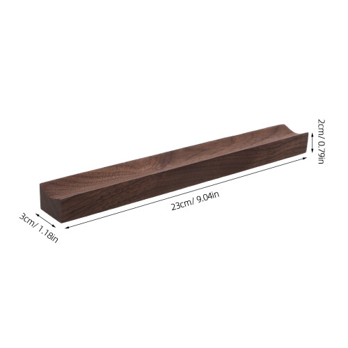 Coffee Wooden Rolling Pin Holder Space-Saving Pastry Roller Stand 1