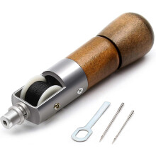 (As show, One size) Leather Sewing Awl Kit,Fabric Sewing Awl,Stitching Awl Tool Kit for Military Garments, Lock Stitching Tool Kit,2024 Ping