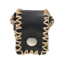 Leren Pool Chalk Case Met Riemclip Billiard Chalk Houder