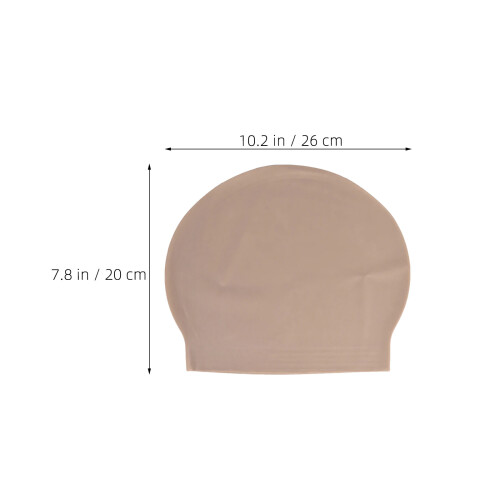2St Elastische Latex Hoofd Voor Vrouwen Tint 2