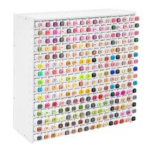 240 Slot Marker Storage Organizer with Thicker PVC Board, Large Capacity Art Marker Holder for Desk