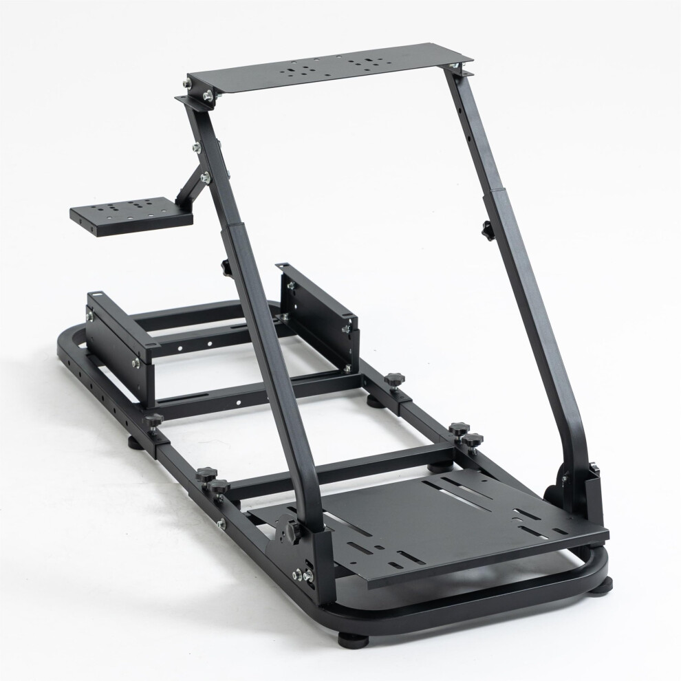 Racing Simulator Cockpit With Adjustable Steering Wheel Stand Foldable Frame Without Seat For Logitech G29 G920 G923 And Thrustmaster 9169991804149