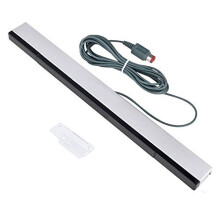 Wired Sensor Bar Replacement with Stand for Nintendo Wii and Wii U, Precise Motion Tracking
