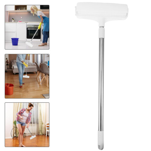 Extendable Long Handle Pet Hair Remover and Washable Lint Roller for Carpets Sofas and Clothes 1