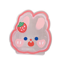 Acrylic Pen & Brush Storage Container - Cute Cartoon Design