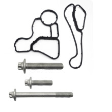 Oil Cooler Gasket Set for BMW N54 N55 N52 N20 E60 E90 F30, LeakProof Engine Oil Filter Housing