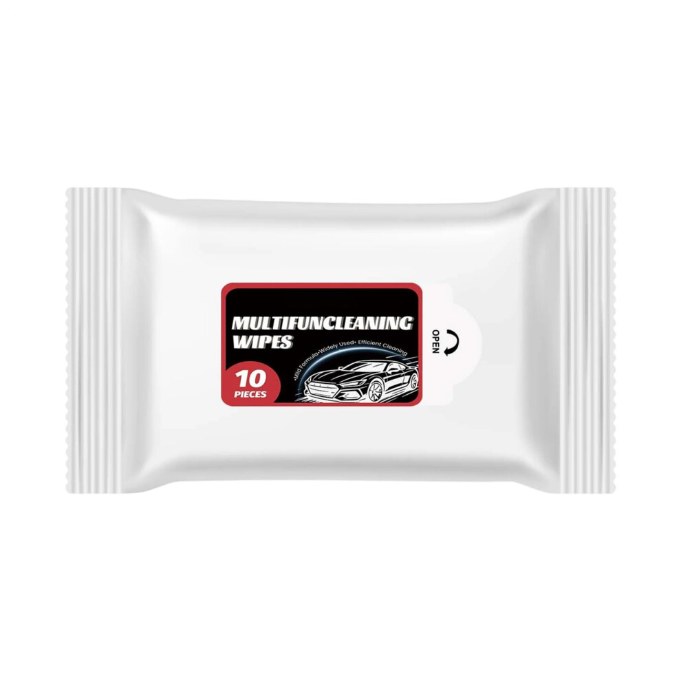 Car Cleaning Wipes 10Pack With Deep Cleaning Power For Dashboard And Upholstery, Travelready 9113335848436