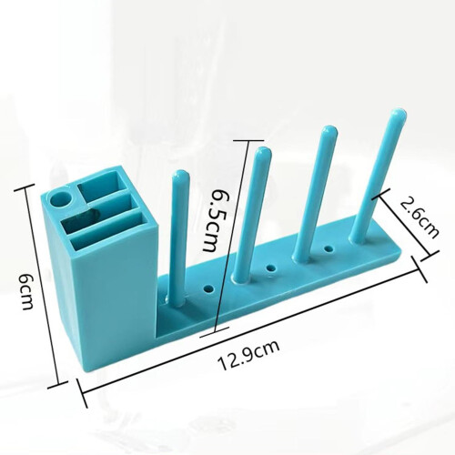 2X Bobbin Holder Organizer with Storage Box Stand for Quilting Thread Compact Design 1