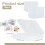 Photo Storage Box 10pcs 5x7 Clear Plastic Photo Organizer Case Stackable Dustproof Containers 2