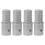 4pcs Extension Pole Adapter Tips with Metal Threaded End for Broom Handle  and Paint Roller 1