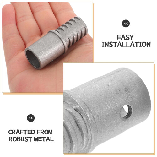 4pcs Extension Pole Adapter Tips with Metal Threaded End for Broom Handle  and Paint Roller 2
