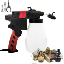 Electric Textile Cleaning Gun with Adjustable Spray, Powerful Fabric Stain Removal Tool 65W, 0.75L Tank