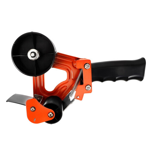 Handheld Packing Tape Dispenser with Ergonomic Grip and Precise Cuts for Moving and