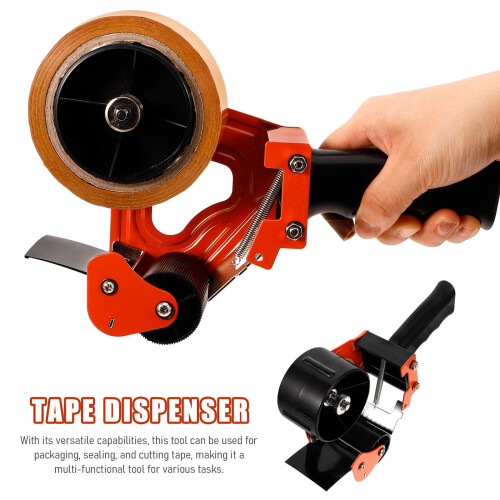 Handheld Packing Tape Dispenser for Boxes with Ergonomic Grip and Precise Cutting 2