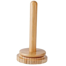 Bamboo Rotating Yarn Holder Dispenser, 360 Tangle Yarn Feeding Stand for Knitting and Crochet