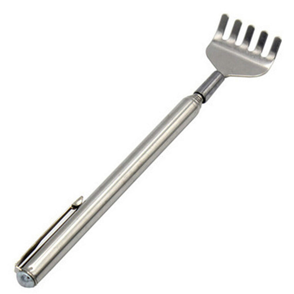Telescopic Back Scratcher with Retractable Handle and Seven Claw Design for Comfortable Itch Relief