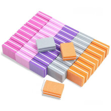 Mini Nail Buffer Block for Manicure Compact Square Sponge for Gel Polish and Acrylic Nail Prep