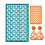 Silk Screen for Clay Earrings with Rabbit Pattern, Reusable Easy‑Clean Stencil for Multi‑Surface Crafts 6.3x4Inch 4