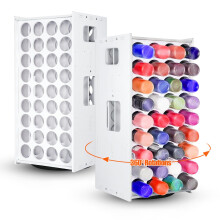 Rotating Paint Organizer for Artists, 360 Spin MultiCompartment Art Supplies Holder, Durable and Space Saving