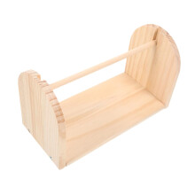 Wooden Yarn Holder Spinner Stand for Knitting and Crocheting with Stable Feeding and Durable Design