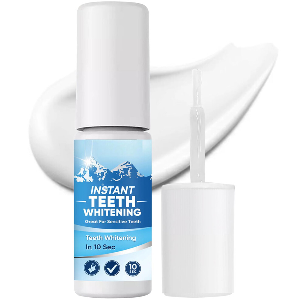 Teeth Whitening Tooth Paint with Instant Whitening Effect and Easy AtHome Stain Removal Kit