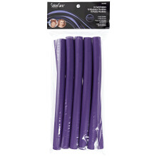 Hair Rollers 10 Pack 13/16 Inch Soft Flexible Perm Rods for Spiral Curls and Long Hair