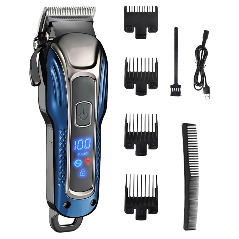 Hair Clippers for Men with Smart LED Display, Long Battery Life, Cordless Rechargeable Trimmer