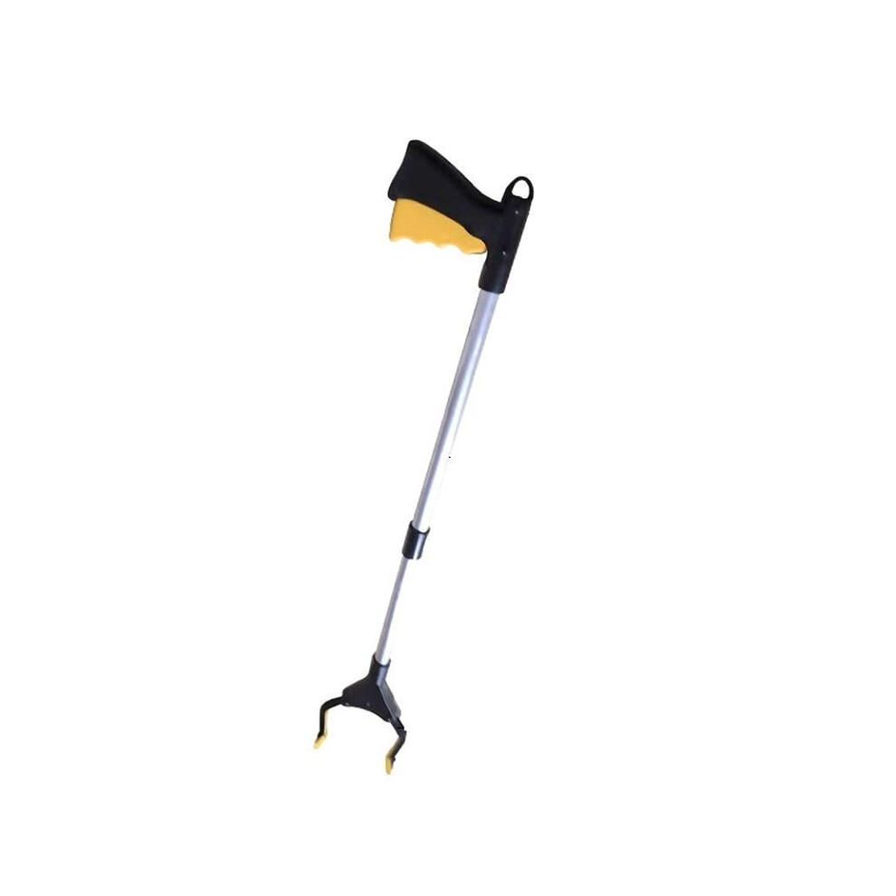 31 Inch Foldable Litter Picker Grabber Tool with Rotating Rubber Gripper for Elderly and Garden