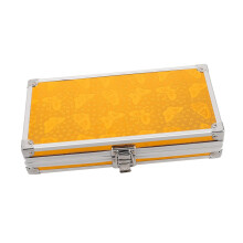 Aluminum Tool Storage Box with Large Capacity, Durable Shell and Portable Organizer Case for Travel