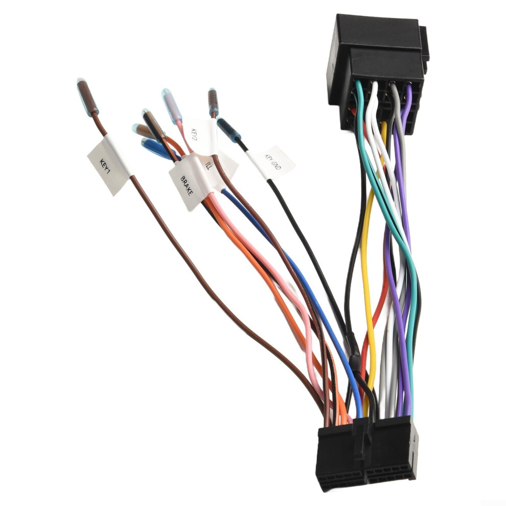 20 Pin Car Stereo Wiring Harness Adapter For Iso Audio Connector, 12V Quick Installation 9455672123167