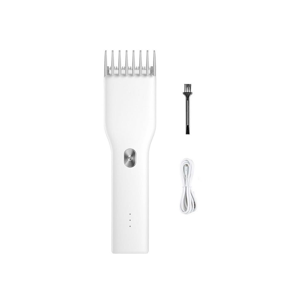 Hair Clippers for Men Professional Cordless with Smooth Ceramic Blades and TypeC Fast Charging White
