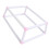 Double Layer Embroidery Hoop Stand with Secure Clamp Holder, Durable Plastic Cross Stitch Frame for Sewing Projects (Pink) 2