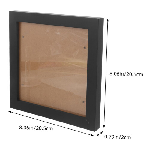 Embroidery Hoop Frame for Wall Decor, Durable Square Cross Stitch Display for Finished Projects 1