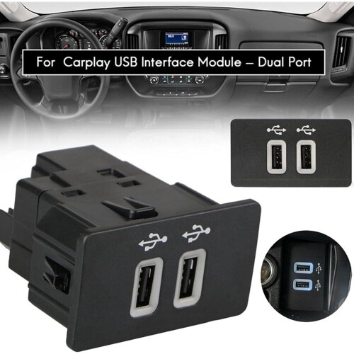 Sync 3 USB Hub HC3Z19A387E Dual USB Fast Charging Interface Module Upgrade for Ford 2