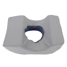 Weiche Memory-Schaumstoff-Gesichtskissen mit Handinsertionsdesign – Grau Blau