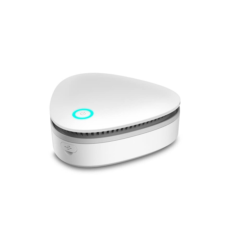 Portable Odor Remover With Neutralizing Technology, Rechargeable Mini Air Purifier For Car, Closet, Fridge, Shoe Cabinet, Small Spaces (White) White 9113335849716