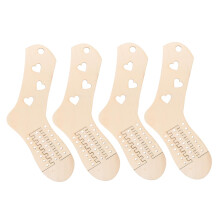 Adjustable Wooden Sock Blockers Set for Knitting Crochet, Sturdy Display Stand for Drying and Shaping