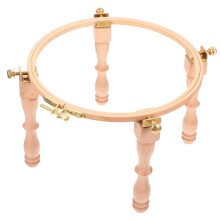 Wooden Embroidery Hoop with Adjustable Cross Stitch Frame, Secure Fabric Hold and Durable Design