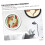 White Round Embroidery Hoop Frame Large Circular Cross Stitch Display Frame for Needlework Wall Decor 4