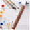 Vintage Pen Roll Bag Organizer with Secure RollUp Design and Protective Inner Pockets for Artists 4