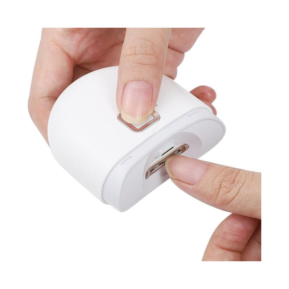 Electric Nail Clipper and Trimmer 2in1 USB Rechargeable Dual Speed Child Safe for Adults and Kids